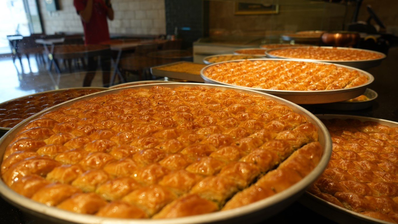 Gaziantep’te baklavacıların bayram mesaisi başladı
