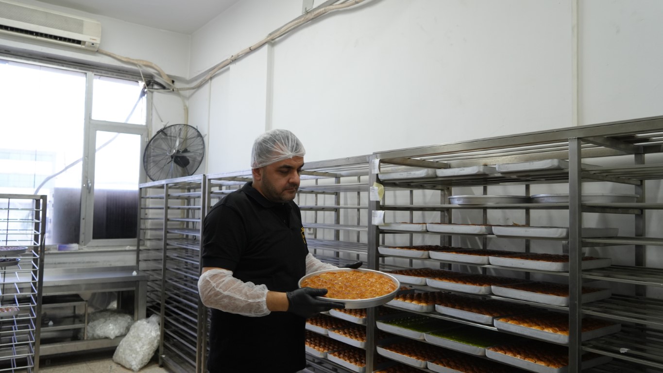 Gaziantep’te baklavacıların bayram mesaisi başladı