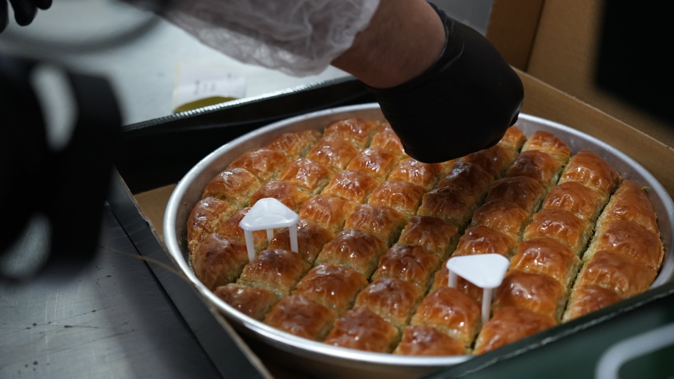Gaziantep’te baklavacıların bayram mesaisi başladı