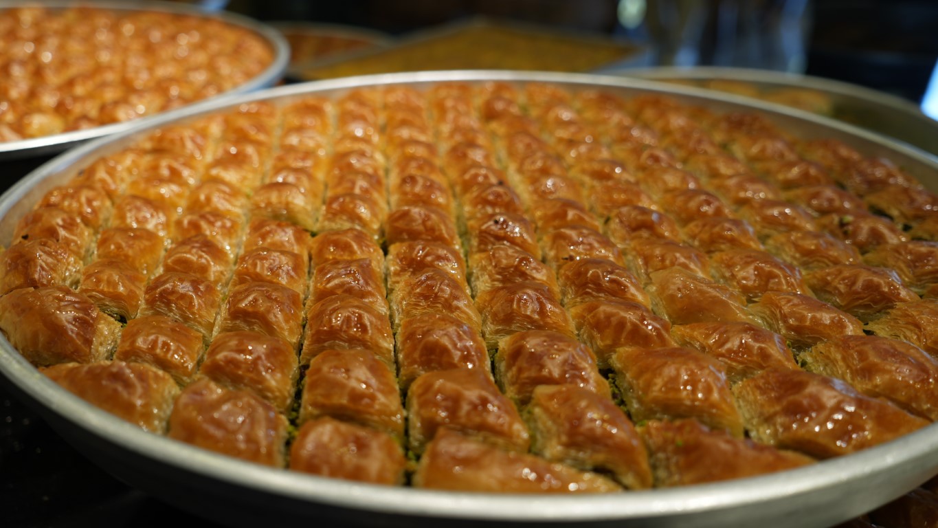 Gaziantep’te baklavacıların bayram mesaisi başladı