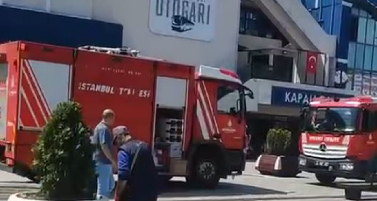 Büyük İstanbul Otogarı’nda yangın paniği