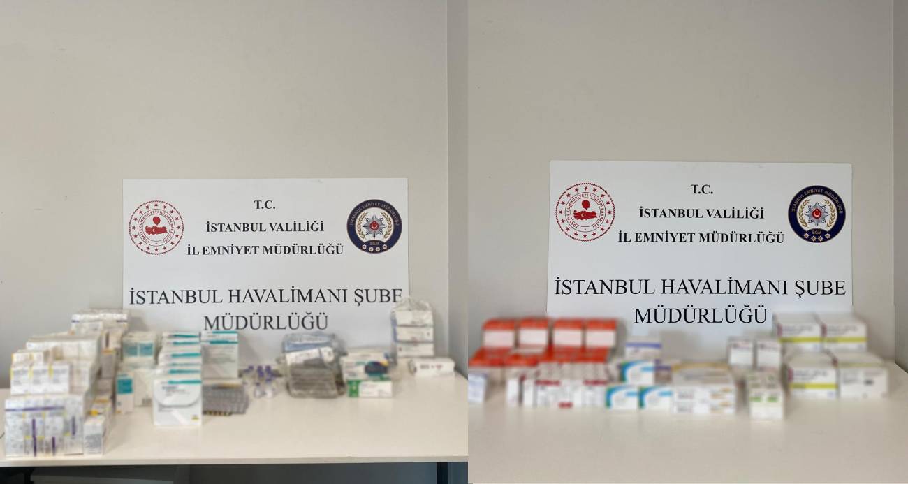 İstanbul Havalimanı’nda 12 milyon TL’lik kaçak ilaç operasyonu: 5 gözaltı