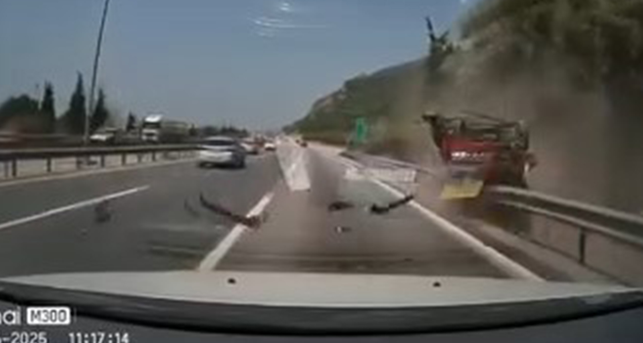 Bariyerlere girip takla attı: 7 yaralı