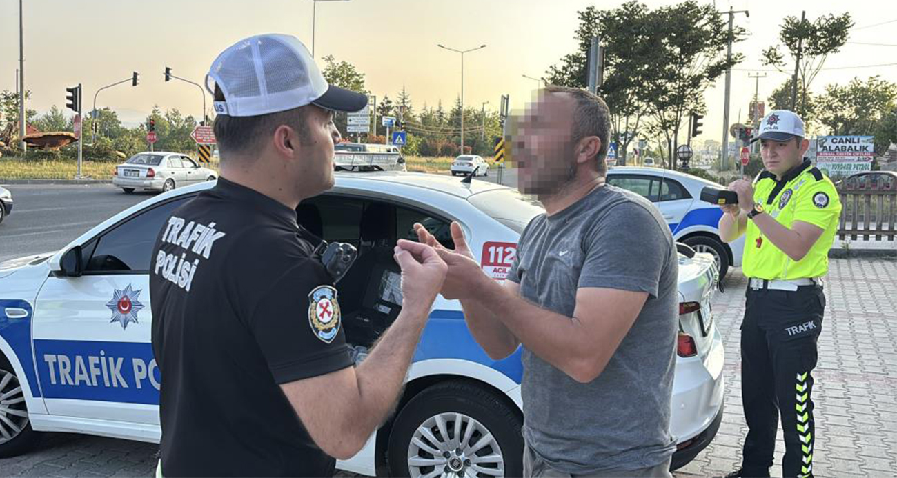 Bayram trafiğinde hem alkollü hem de ehliyetsiz sürücüye 50 bin TL ceza