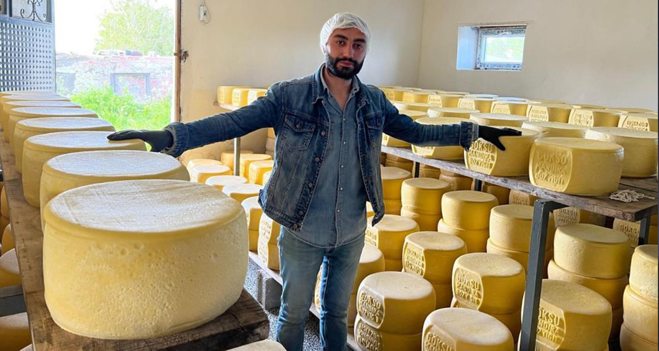 Kars’ta tonlarca süt, eski kaşar için işleniyor