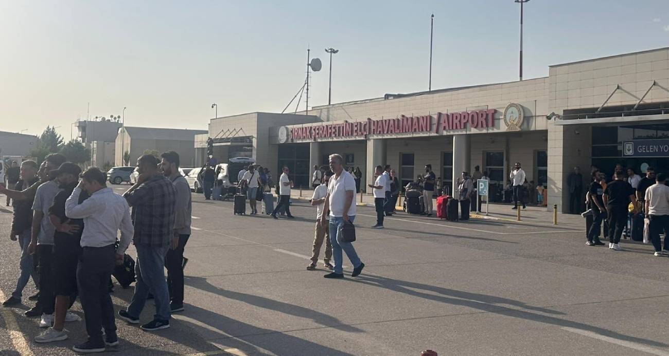 İsrail’in İran’a saldırısı hava ulaşımını etkiledi, Irak’a giden uçaklar Şırnak’a indi