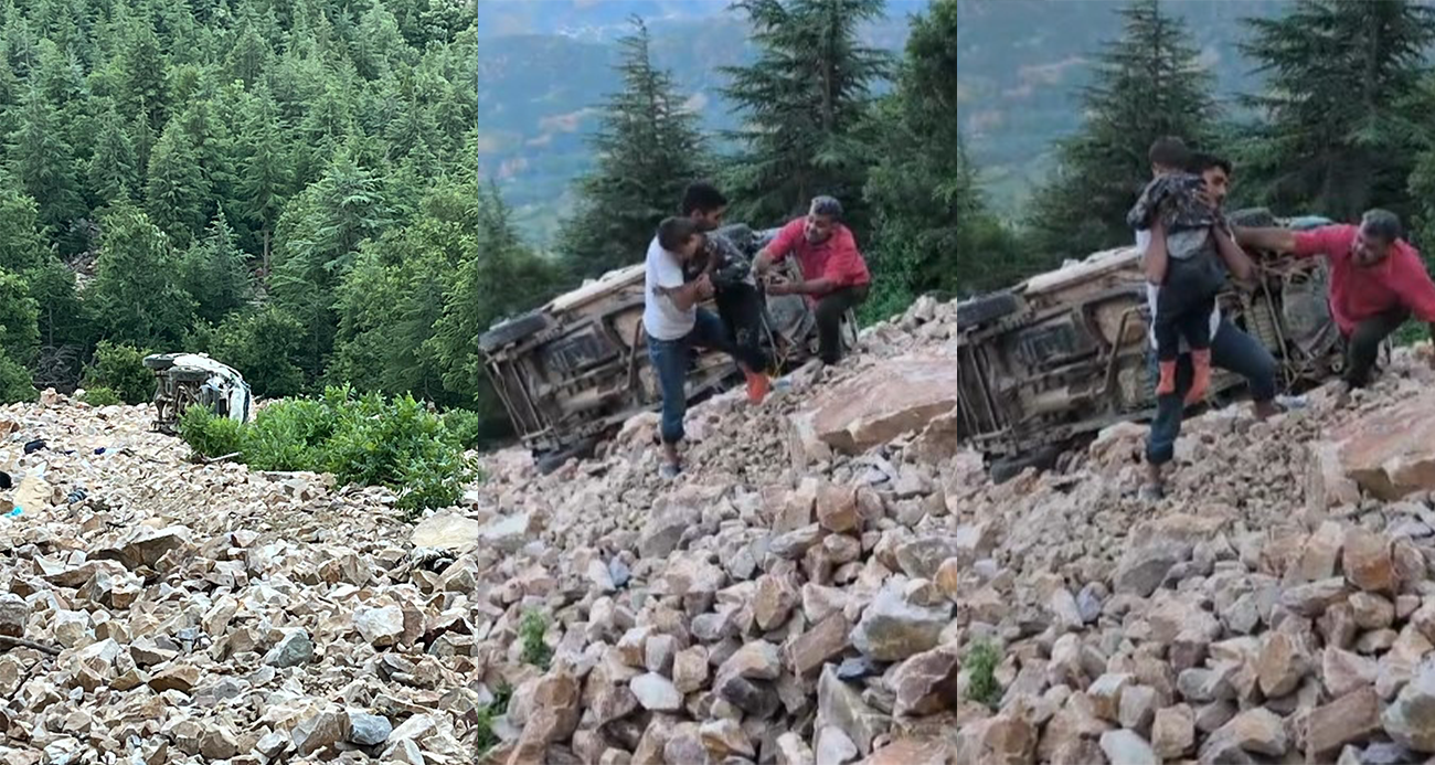 Gaziantep’te yayla yolunda feci kaza: 3 ölü, 1 yaralı