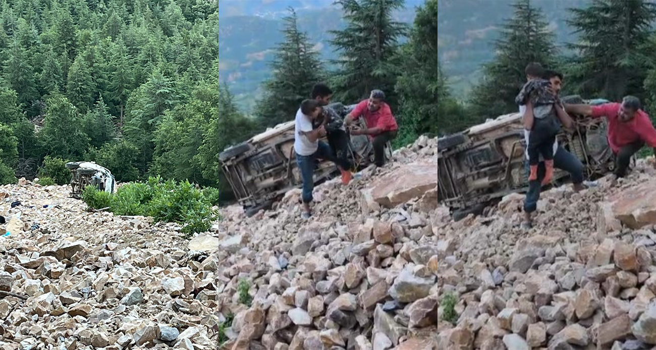 Gaziantep’te yayla yolunda feci kaza: 3 ölü, 1 yaralı