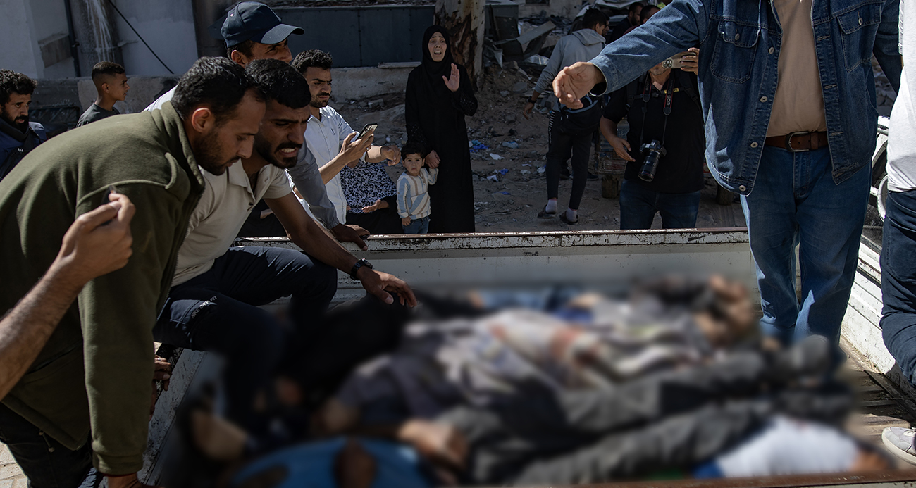 Gazze'de can kaybı 55 bin 493'e yükseldi