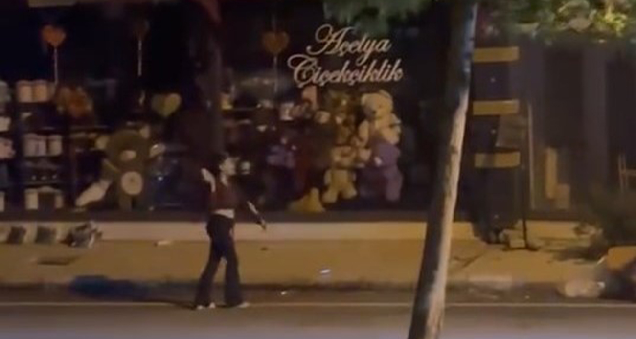 Elazığ’da kadın, bir iş yerine taşla saldırdı