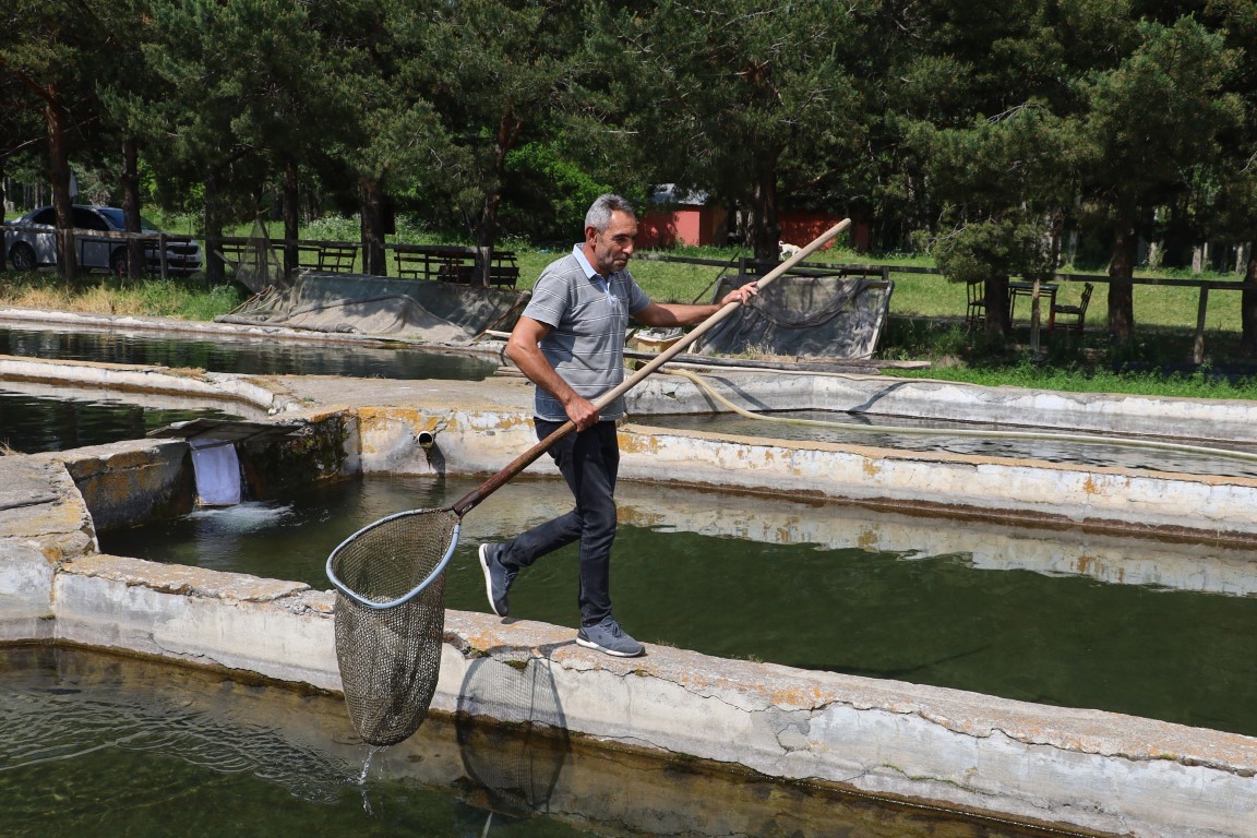 Denize kıyısı olmayan Sivas’ta üretilen balıklar dünyaya pazarlanıyor