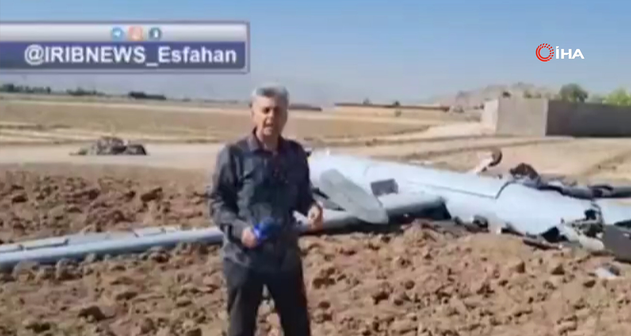 İran, düşürülen Hermes 900'ün görüntülerini yayınladı