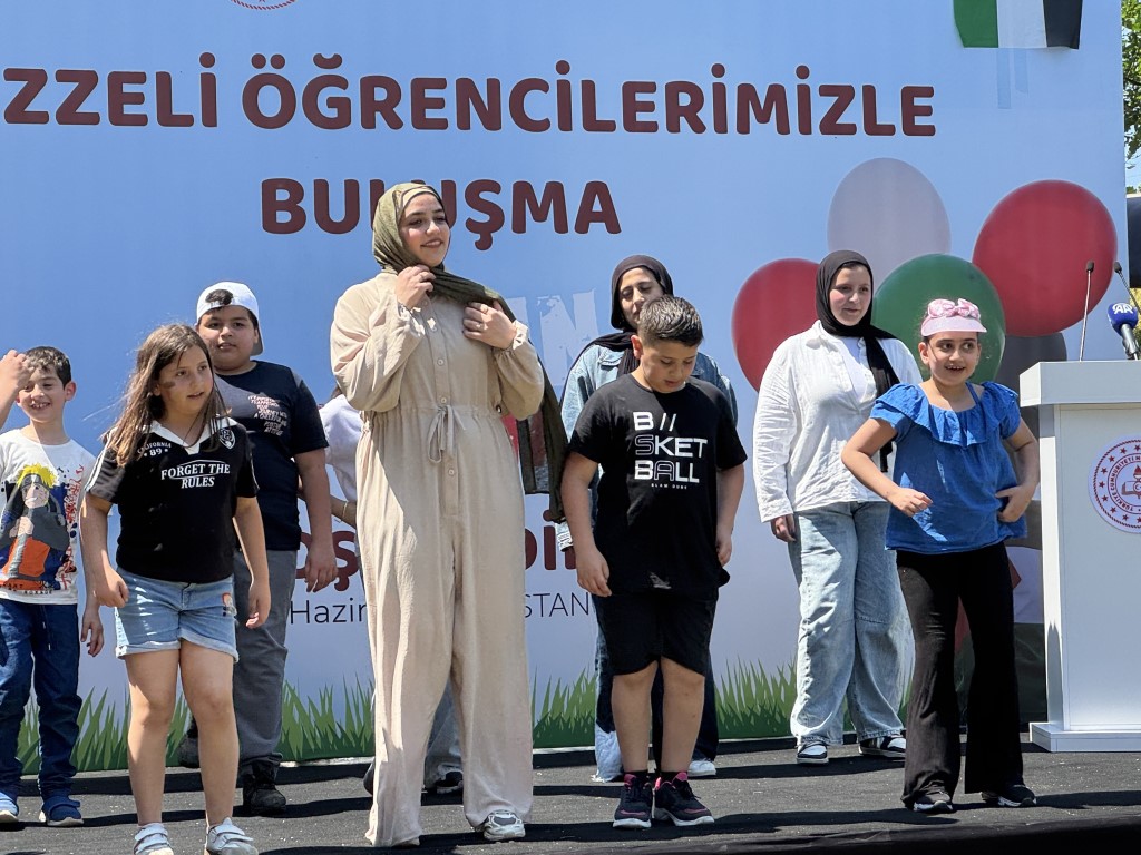 İstanbul’da Gazzeli öğrenciler için çocuk şenliği düzenlendi