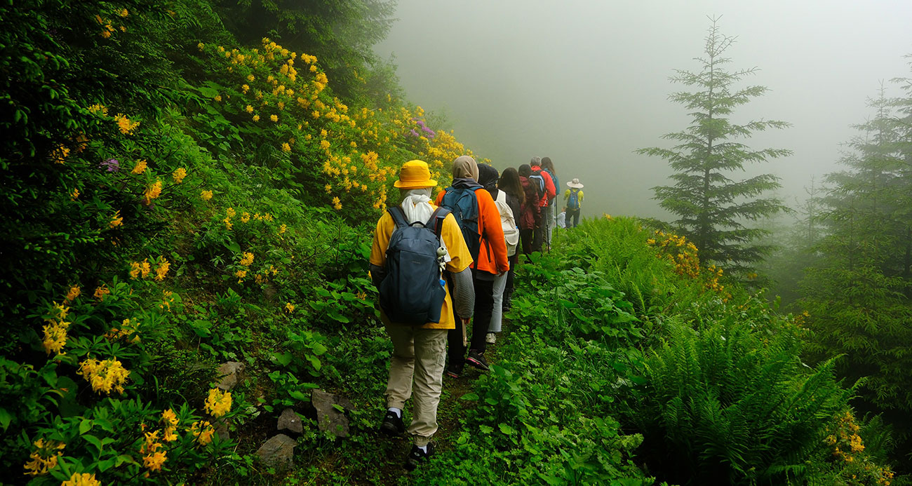 Gümüşhane’nin saklı cenneti Santa Harabeleri’nde eşsiz doğa yürüyüşü
