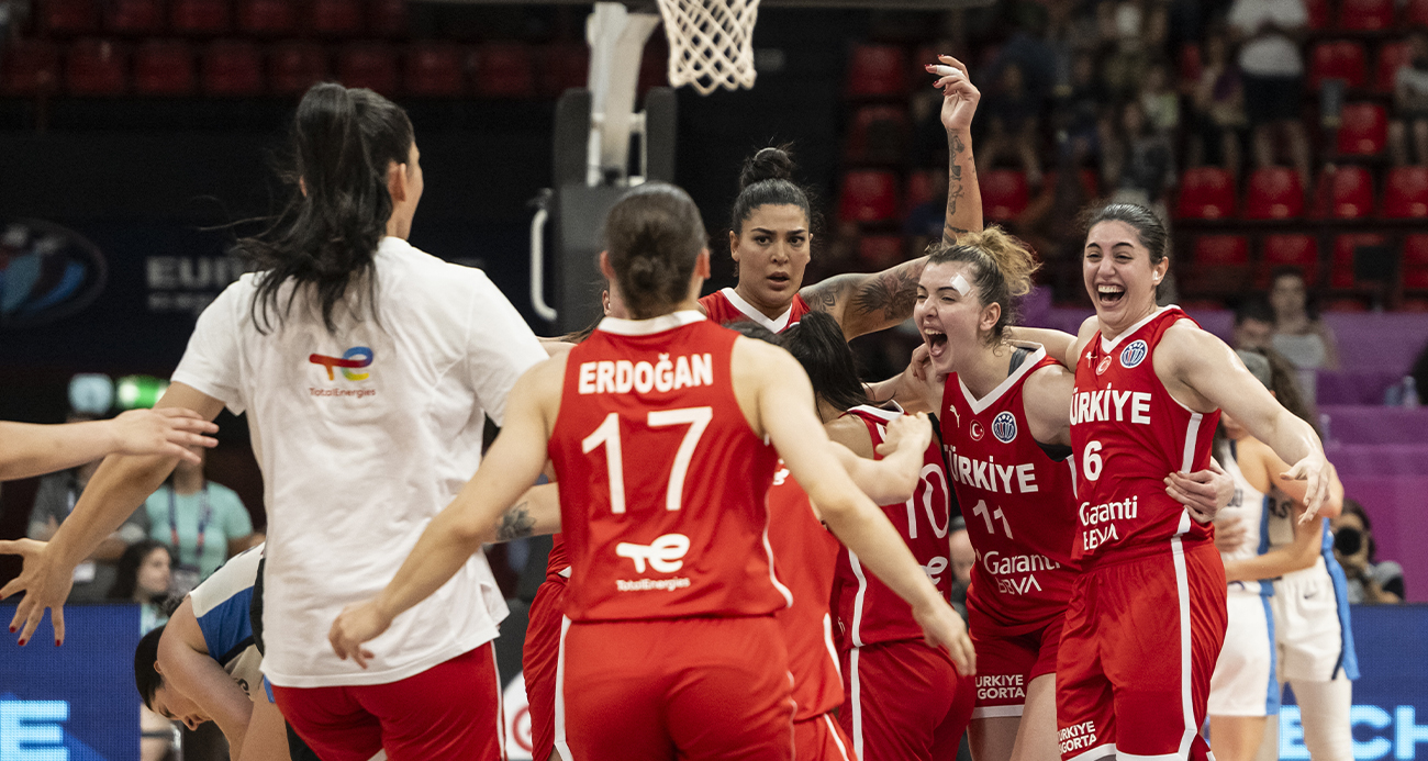 A Milli Kadın Basketbol Takımı çeyrek finalde