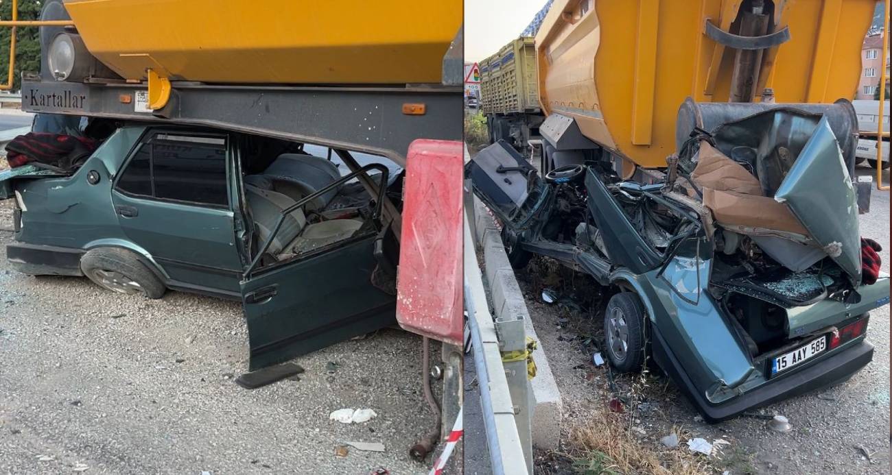Burdur’da feci kaza: 18 yaşındaki sürücü hayatını kaybetti