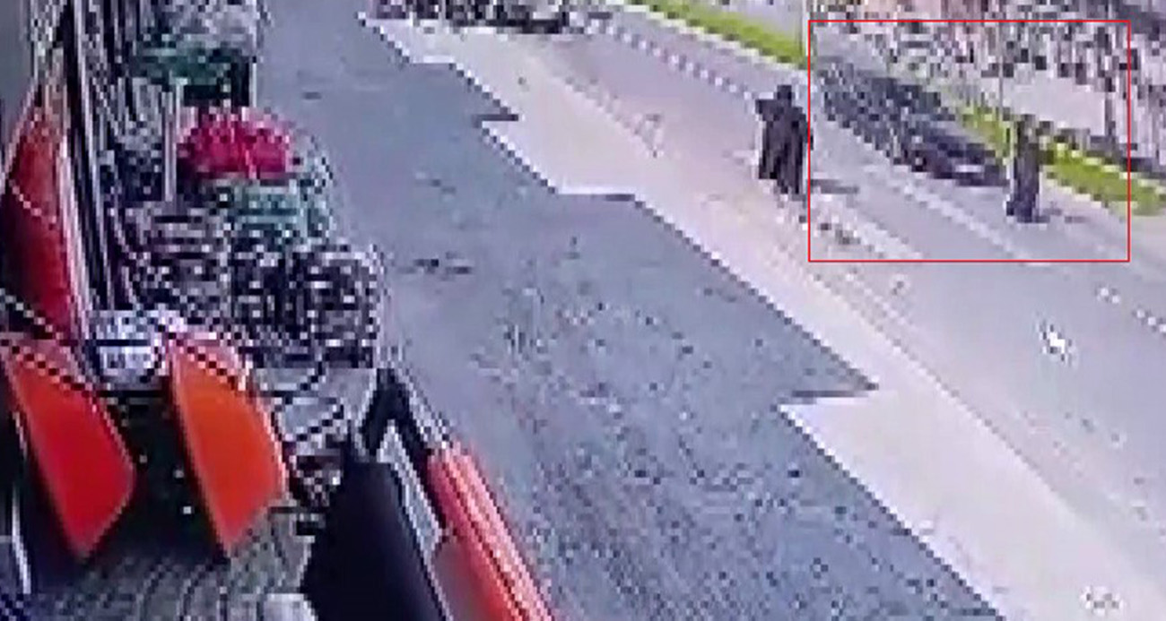 Yaya geçidinden geçerken canından oluyordu