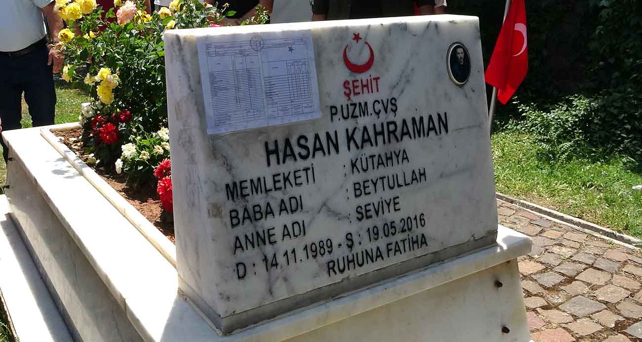 Şehit babasına duygu yüklü karne hediyesi