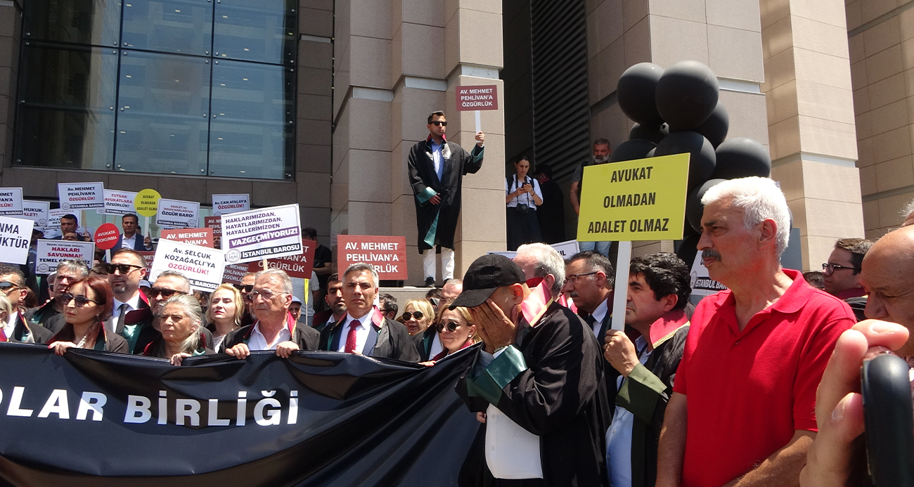 İstanbul Barosu avukatlarının Mehmet Pehlivan’ın tutuklanmasına itirazı sonrası ortalık karıştı