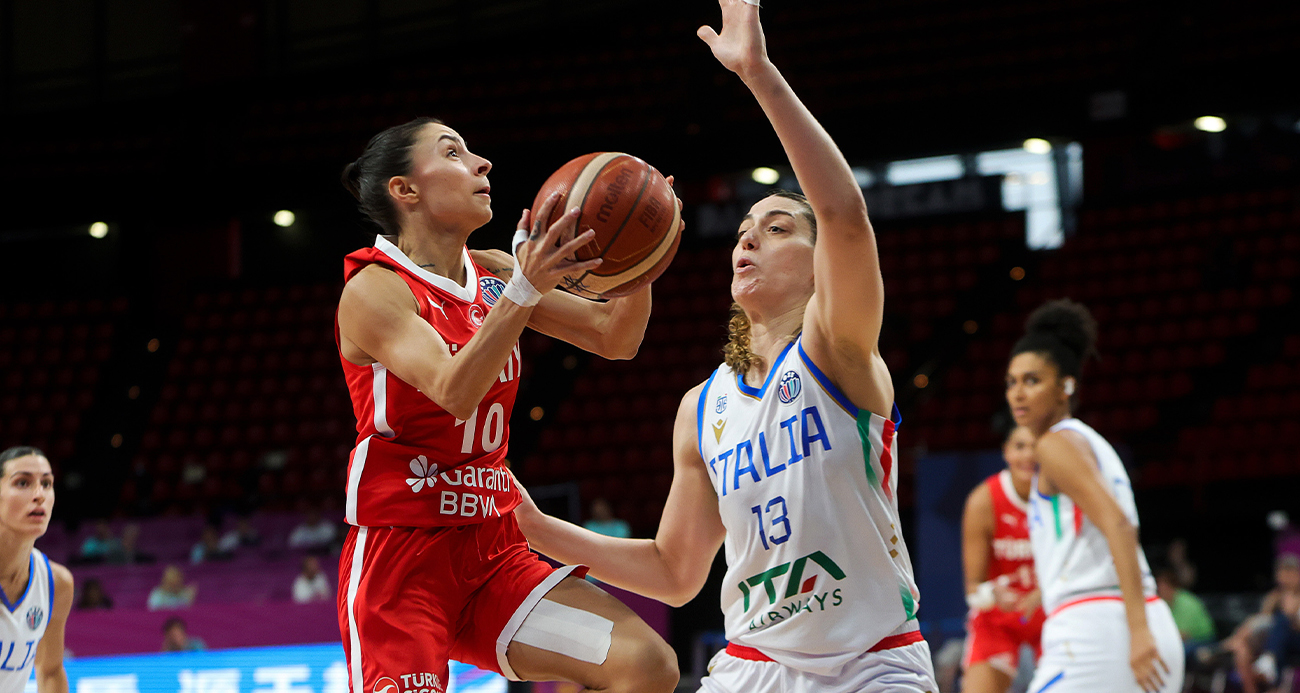 A Milli Kadın Basketbol Takımı, çeyrek finalde İtalya’ya kaybetti
