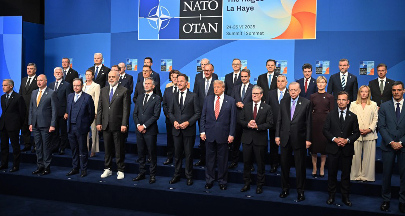 Erdoğan, NATO Zirvesi öncesi aile fotoğrafına katıldı