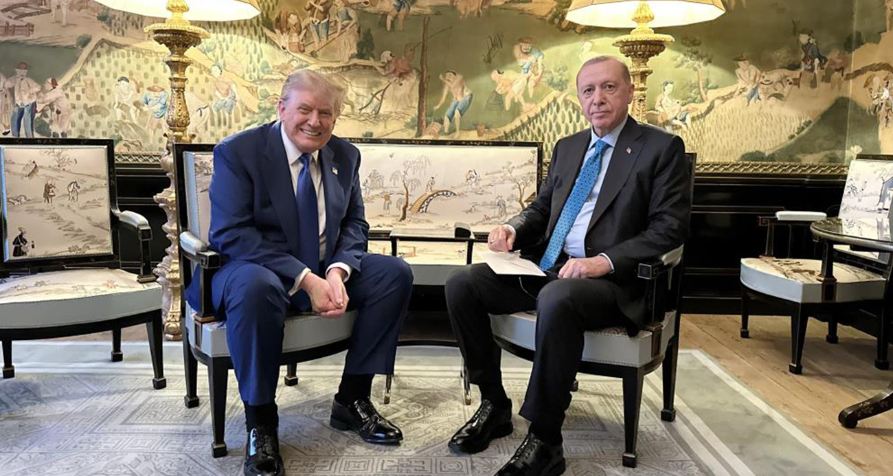 Cumhurbaşkanı Erdoğan, ABD Başkanı Trump ile görüştü