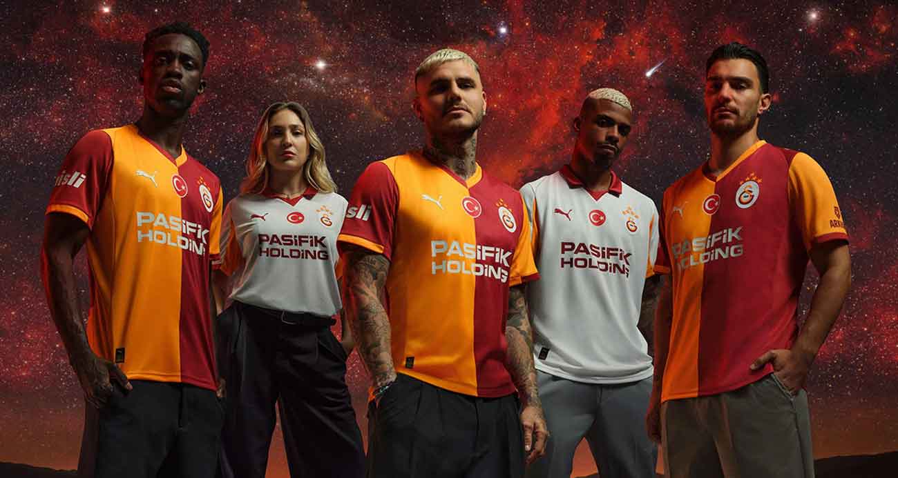 Galatasaray’ın yeni sezon formaları taraftarın beğenisine sunuldu