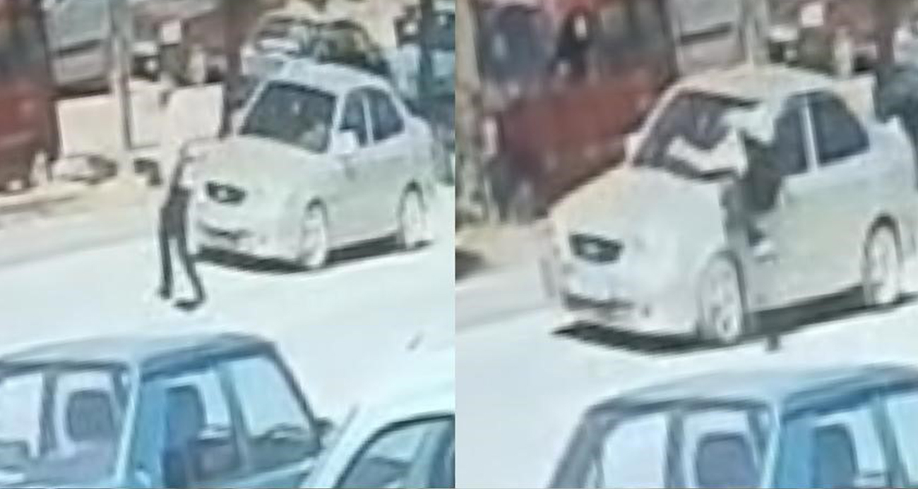 Otomobil yayaya çarptı