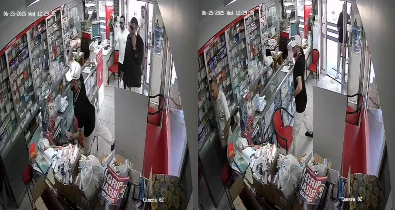 İzmir’de eczaneye yumurtalı saldırı