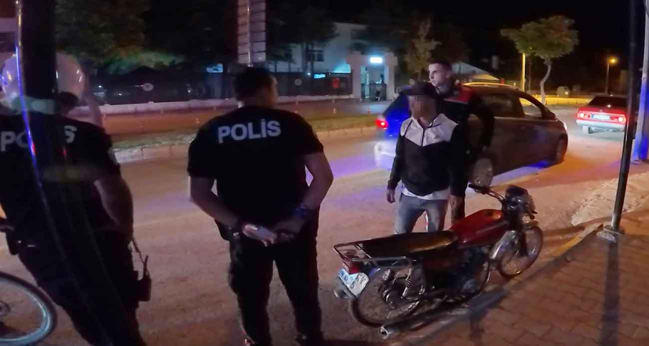 Yasal sınırın 16 kat üstünde alkollü çıkan sürücü ne polisi dinledi ne de sağlıkçıları