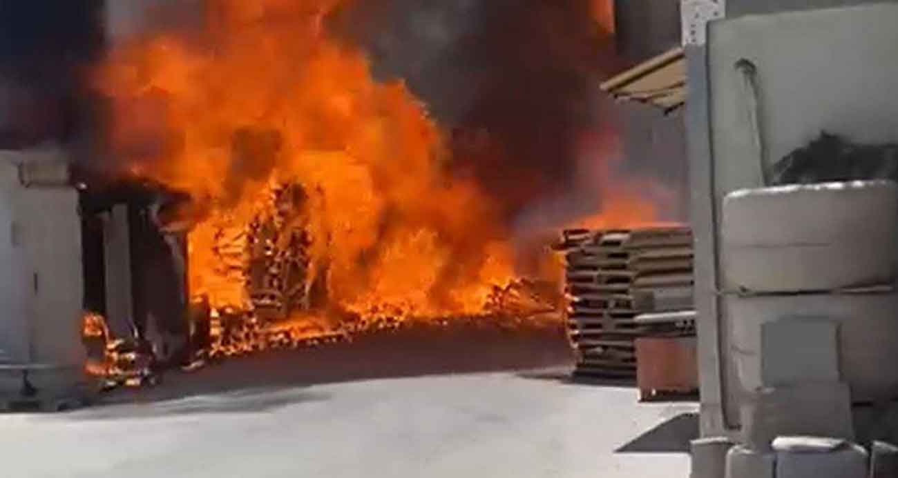 Adıyaman Organize Sanayi Bölgesi’nde fabrika yangını