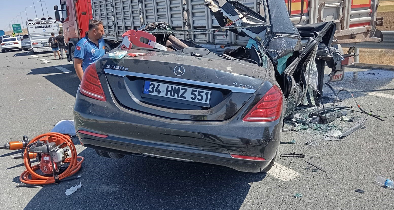 Aksaray'da feci kaza!