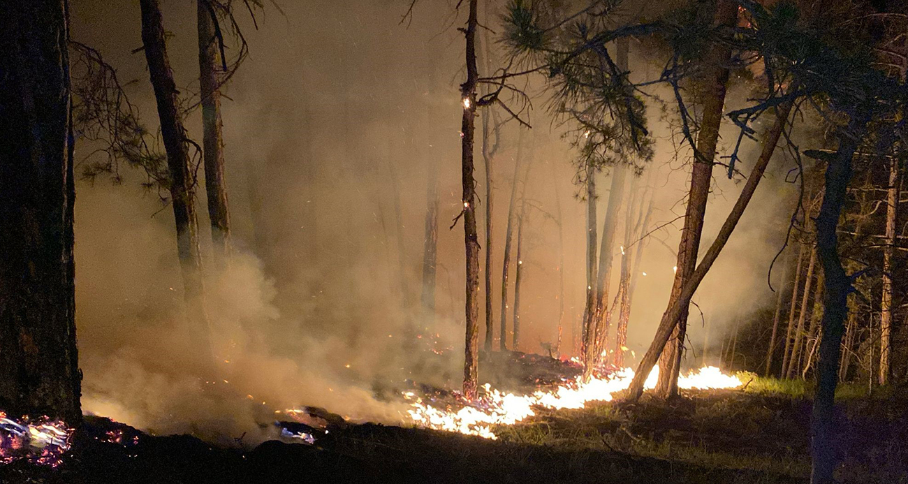Bolu’daki orman yangını büyüyor: Karadan müdahale sürüyor