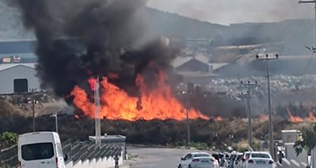 Bandırma OSB’de palet yangını: Ekipler faciayı önledi