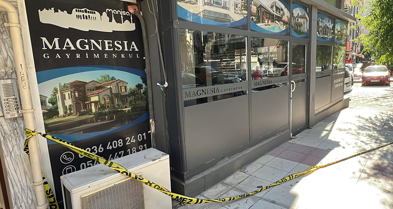 Manisa’da emlak ofisinde silahlı kavga: 1 ölü, 3 yaralı