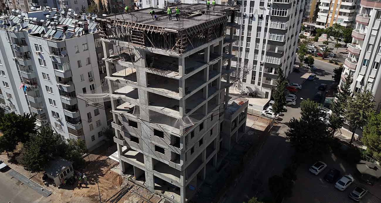 Adana’da Yerinde Dönüşüm Projesi ile inşaatlar sürüyor