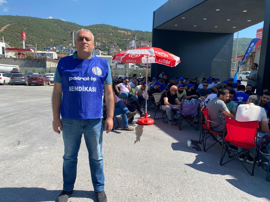 Gübretaş işçileri greve başladı
