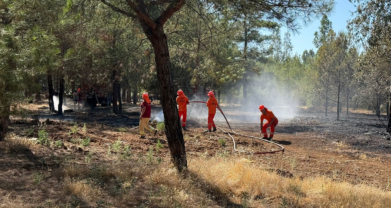 Fethiye’deki yangının etrafı çevrildi