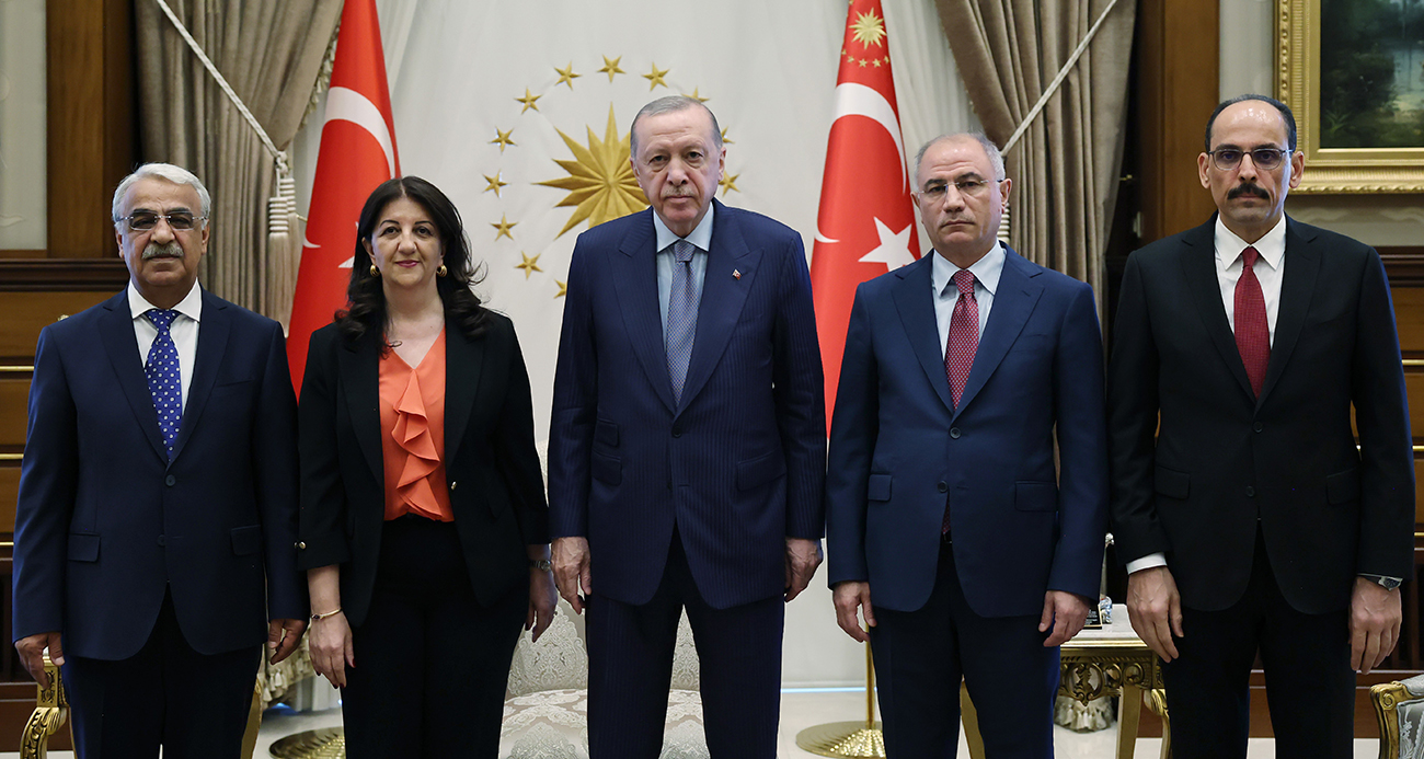 Cumhurbaşkanı Erdoğan, DEM Heyetini kabul etti