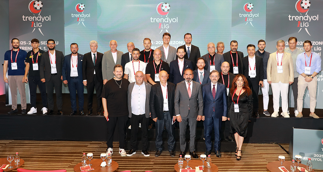 Trendyol 1. Lig 2025-2026 Sezonu fikstürü belli oldu