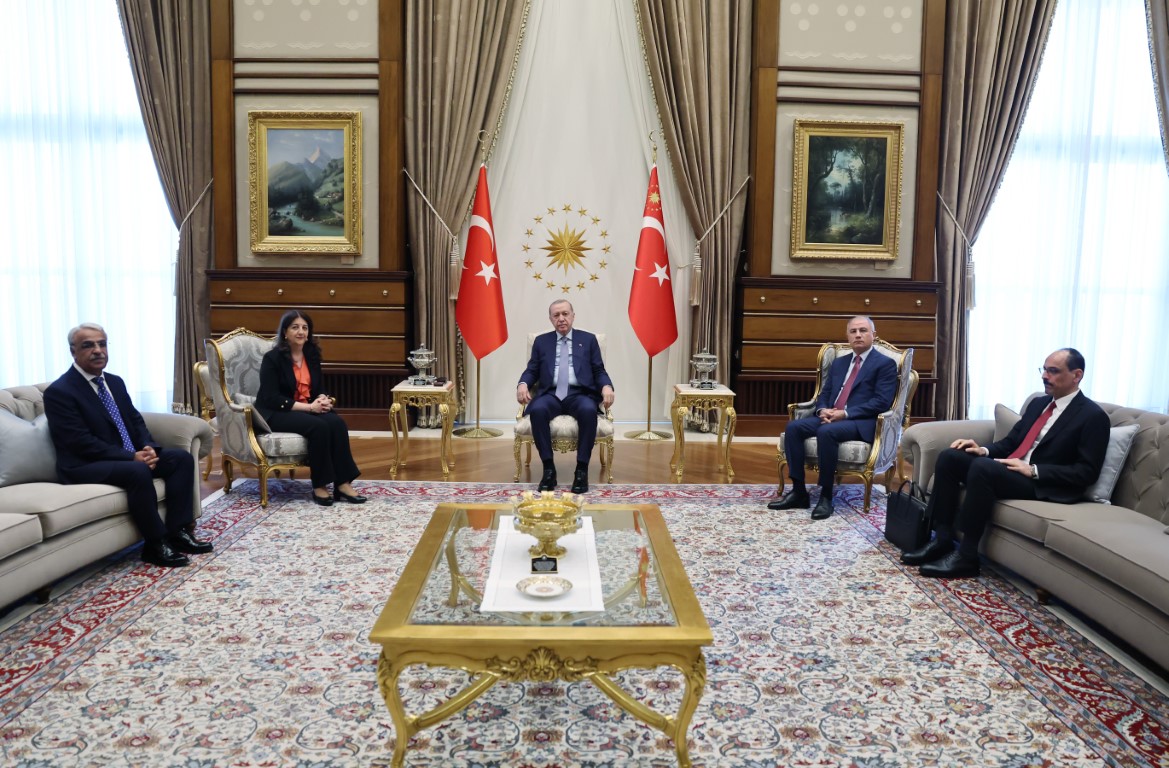 Cumhurbaşkanı Erdoğan, DEM Heyetini kabul etti