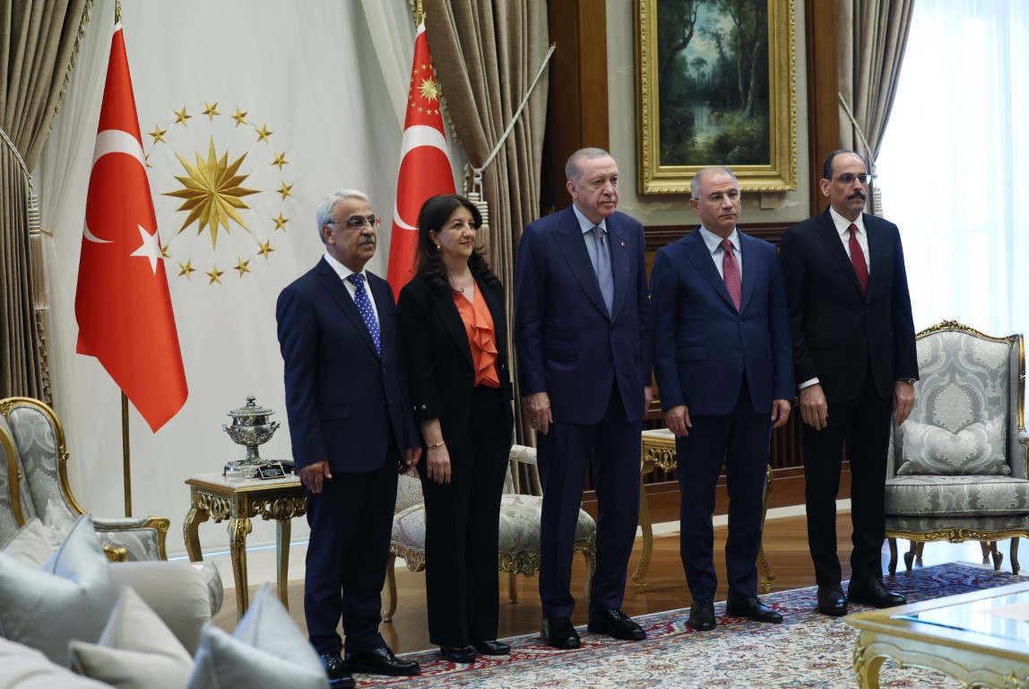 Cumhurbaşkanı Erdoğan, DEM Heyetini kabul etti