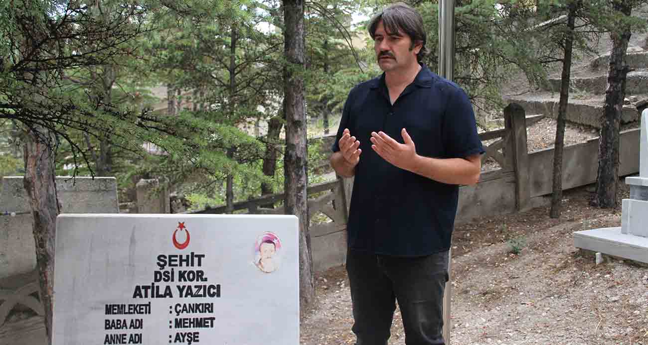 Haberlerden etkilendi 8 yılda 8 bin şehidin kabrini ziyaret etti
