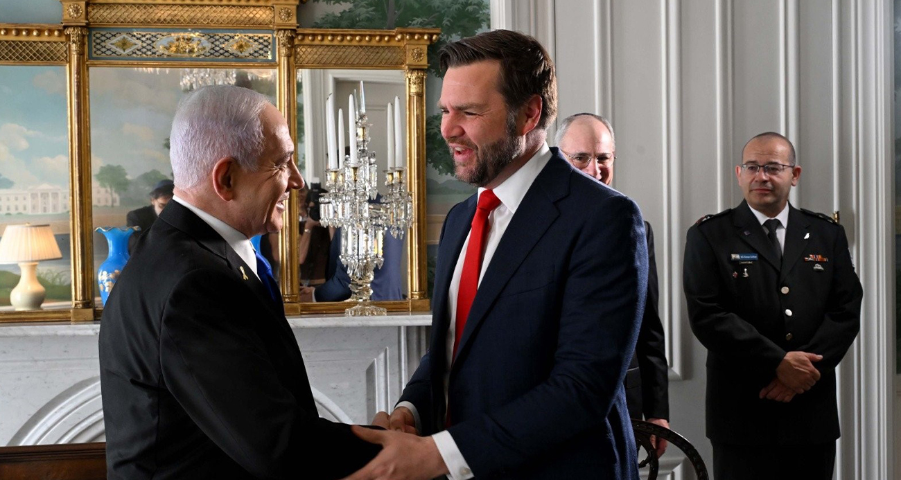 Netanyahu, ABD Başkan Yardımcısı Vance ile bir araya geldi