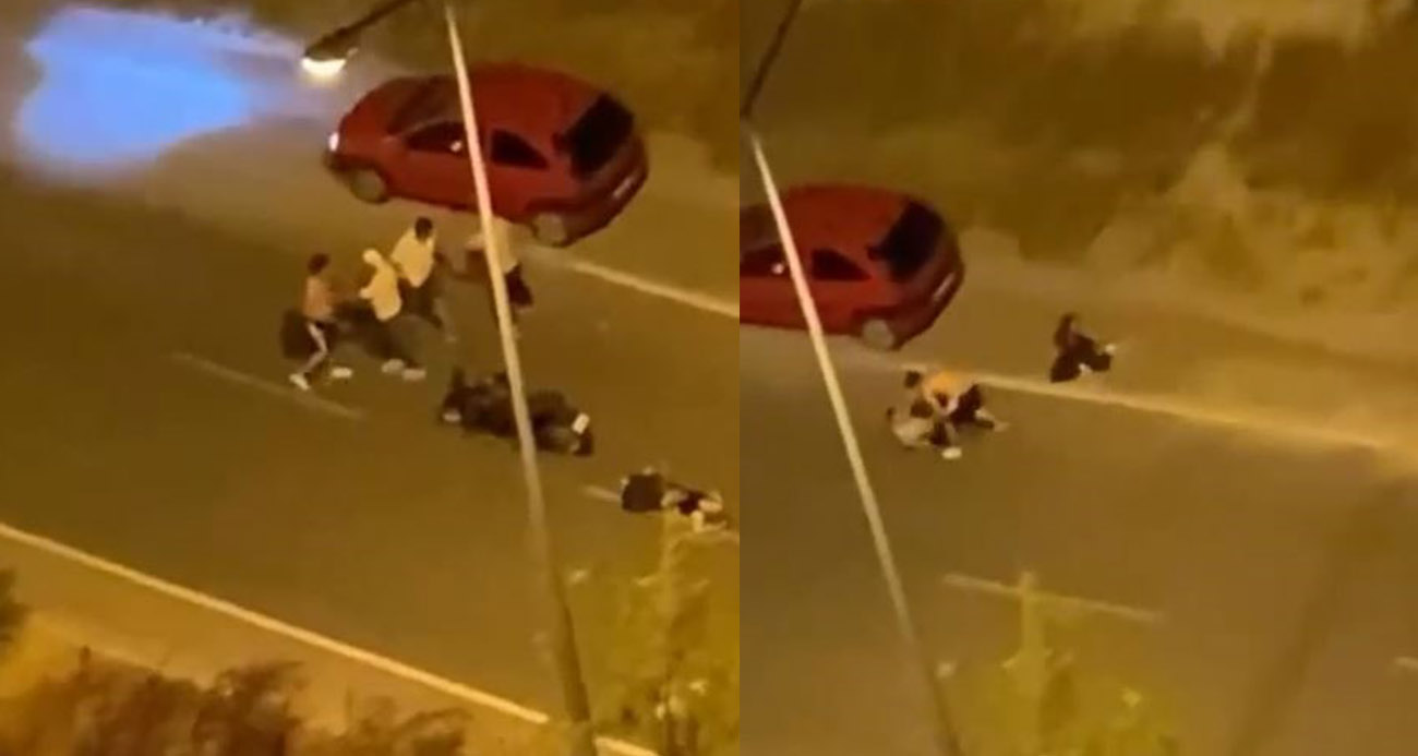 Avcılar’da kavga eden şahısları ayırmaya çalışan kadın bayıldı