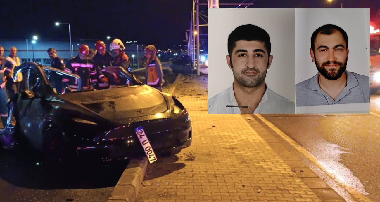 Tesla marka araç alev aldı: 2 hemşire yanarak can verdi