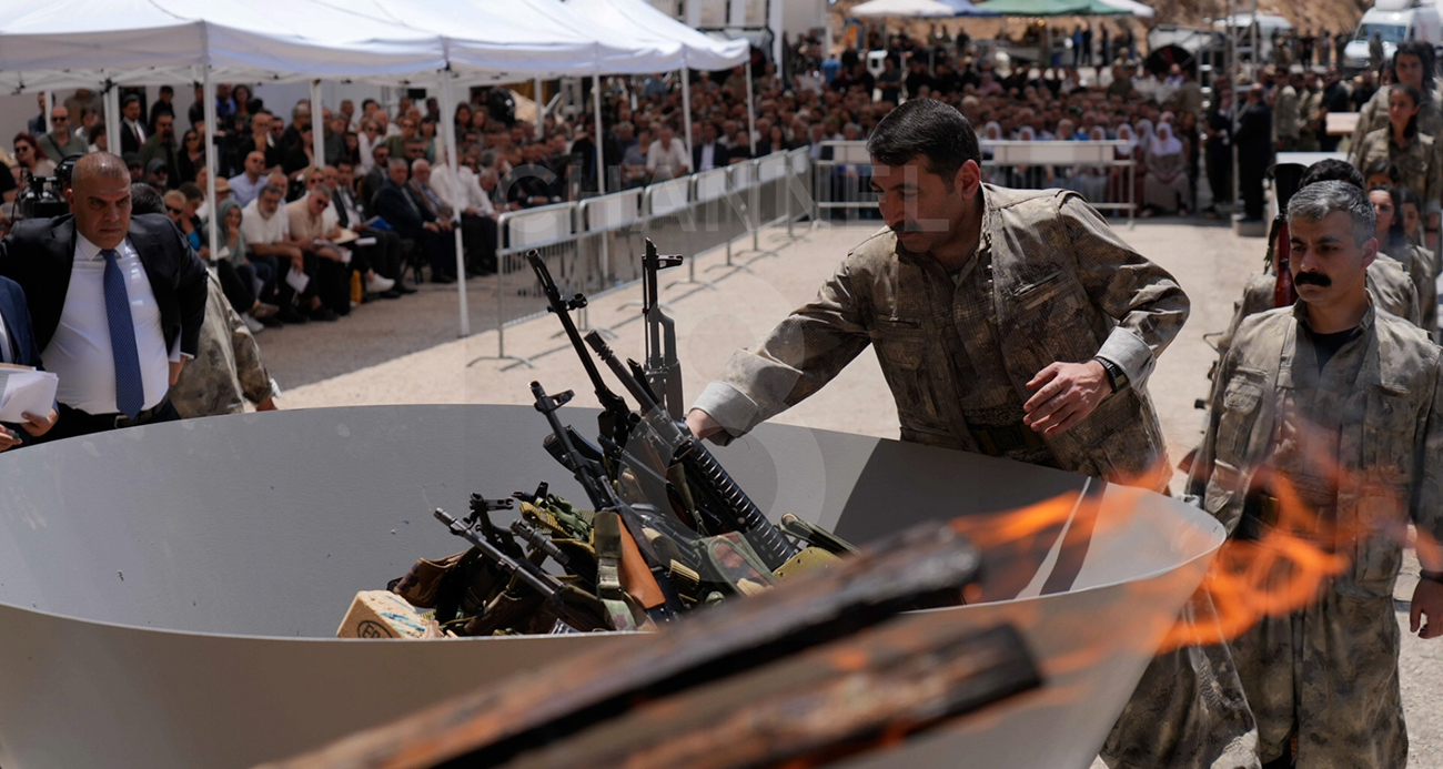İlk PKK'lı grup silah bıraktı! İşte ilk görüntüler