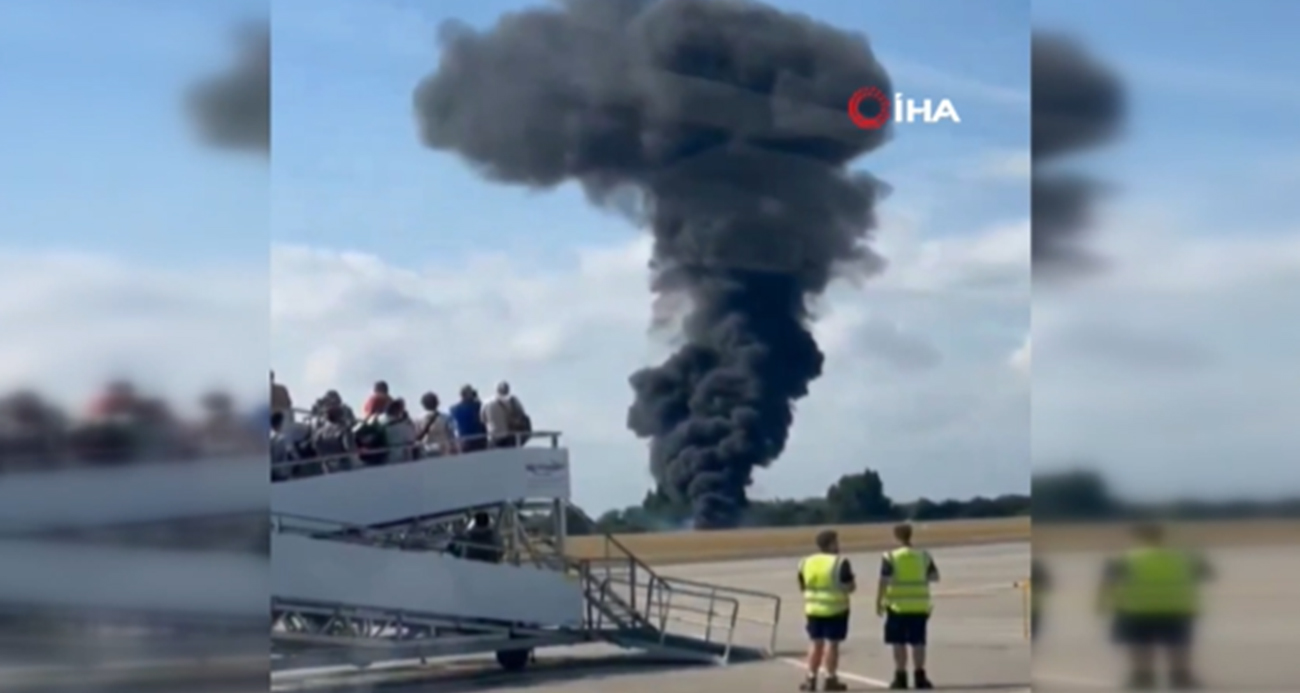 İngiltere’nin başkenti Londra’da bir yolcu uçağı, havalandıktan saniyeler sonra düştü. Alev topuna dönen uçaktaki ölen ve yaralananların sayısına ilişkin ise henüz bir açıklama yapılmadı.