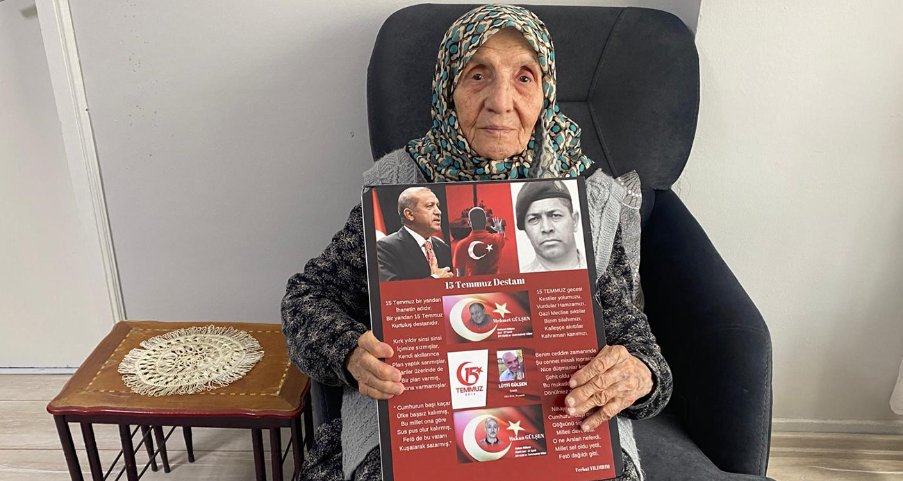15 Temmuz’da 2 oğlu ve damadını şehit veren 99 yaşındaki Muzaffer Gülşen’in gözyaşları dinmiyor