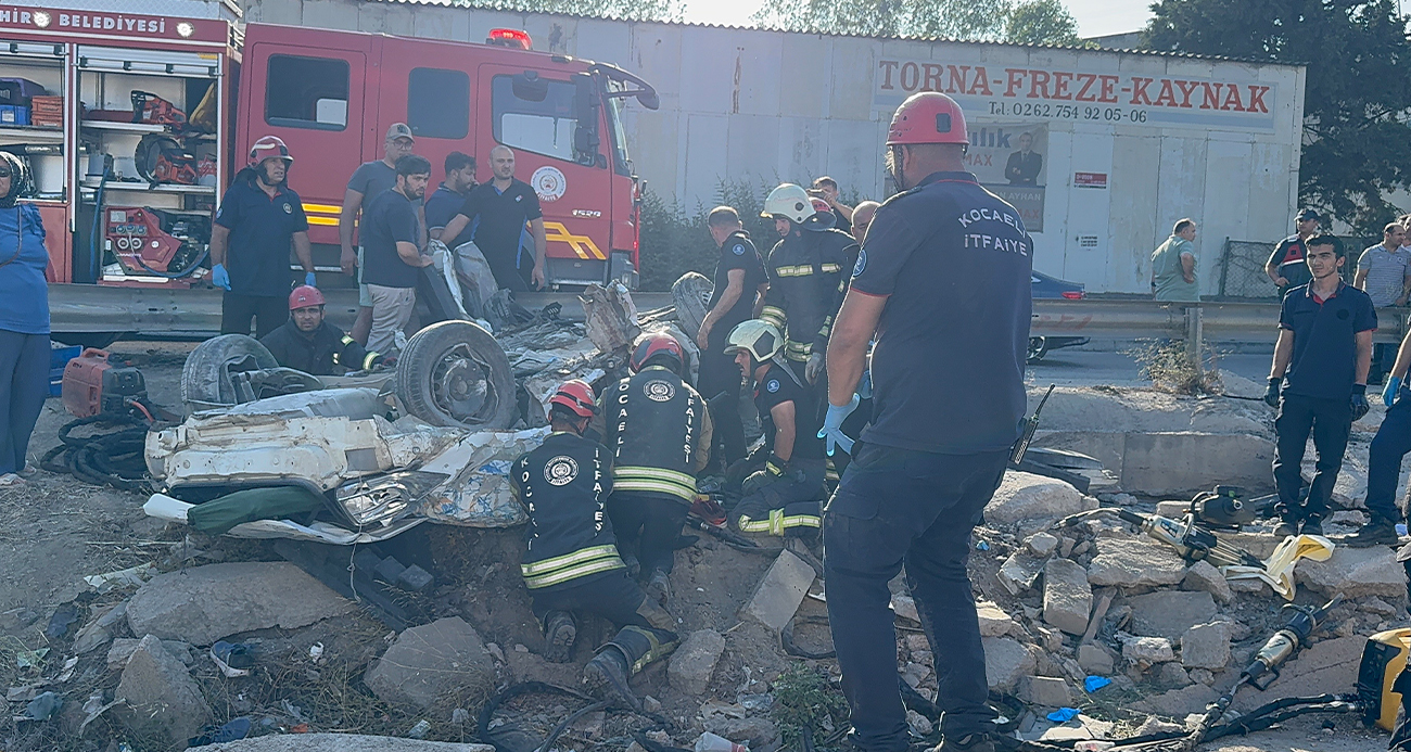 Kocaeli’de feci kaza!